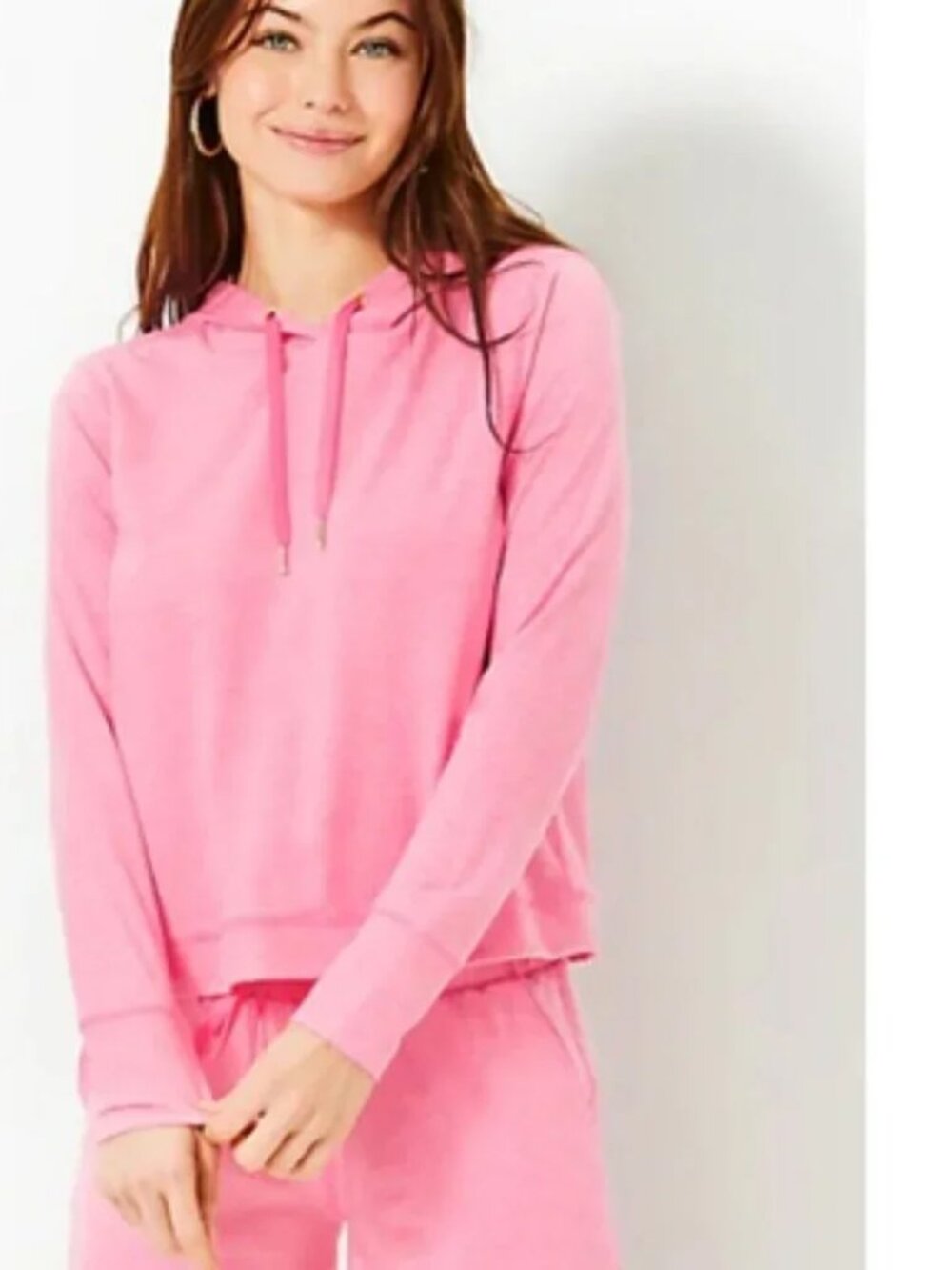 Lilly Pulitzer | Asena Hoodie | Small | Confetti Pink | Golf, Activewear